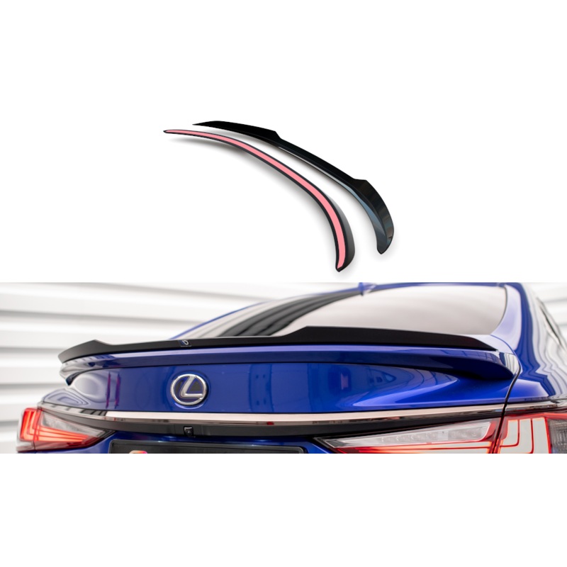 SPOILER CAP LEXUS ES F SPORT MK7 GLOSS BLACK