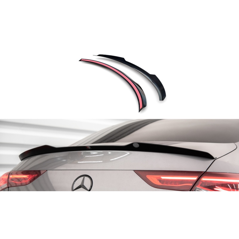 SPOILER CAP MERCEDES-BENZ CLA COUPE C118 GLOSS BLACK