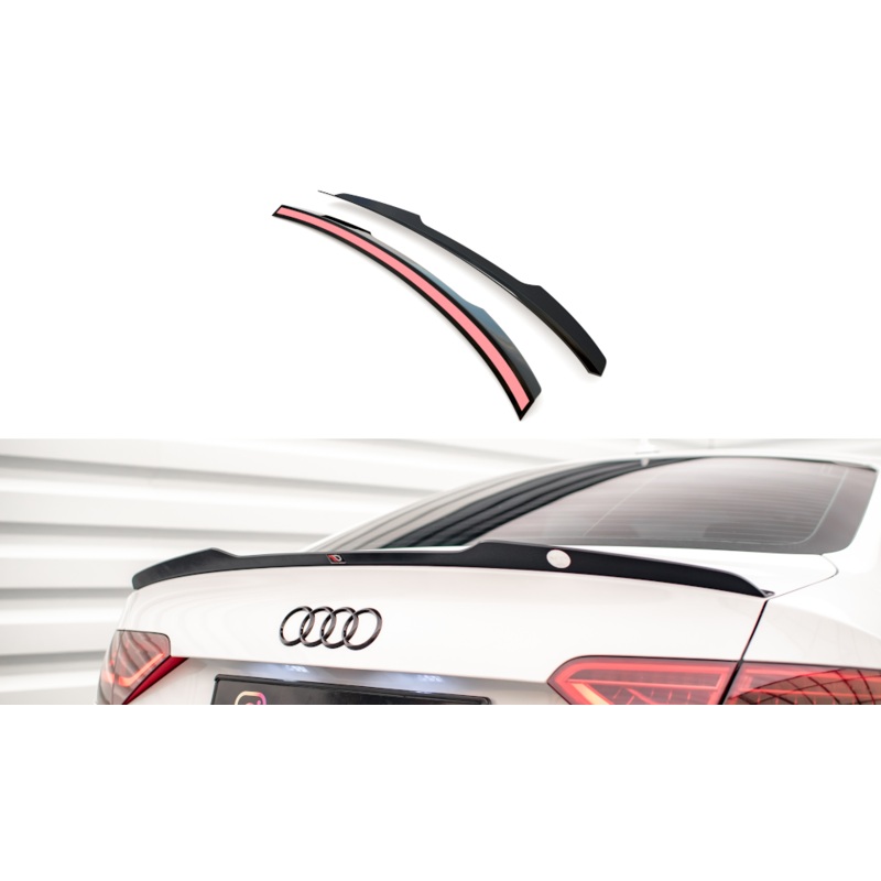 SPOILER CAP V.2 AUDI A5 / A5 S-LINE / S5 COUPE 8T GLOSS BLACK