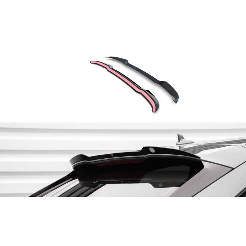 UPPER SPOILER CAP AUDI SQ5 SPORTBACK MK2 FACELIFT GLOSS BLACK