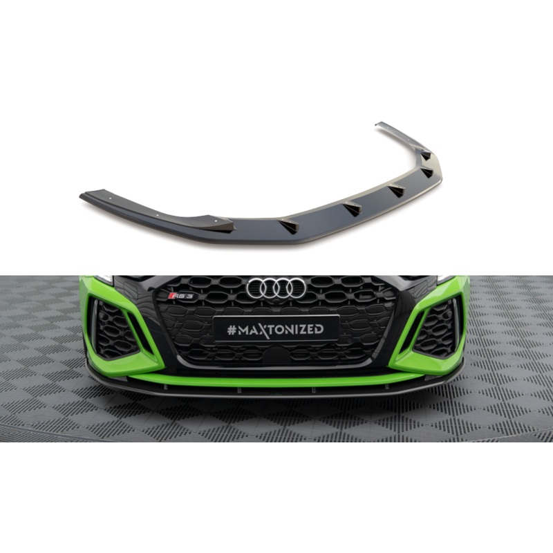 CARBON FIBER FRONT SPLITTER AUDI RS3 8Y