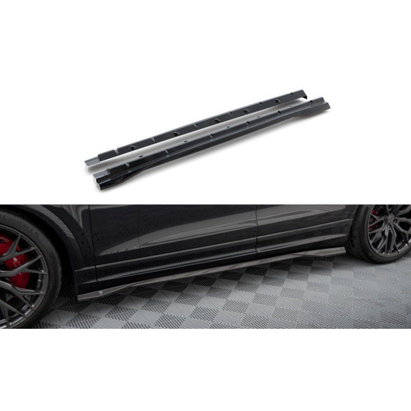CARBON FIBER SIDE SKIRTS AUDI RSQ8 MK1