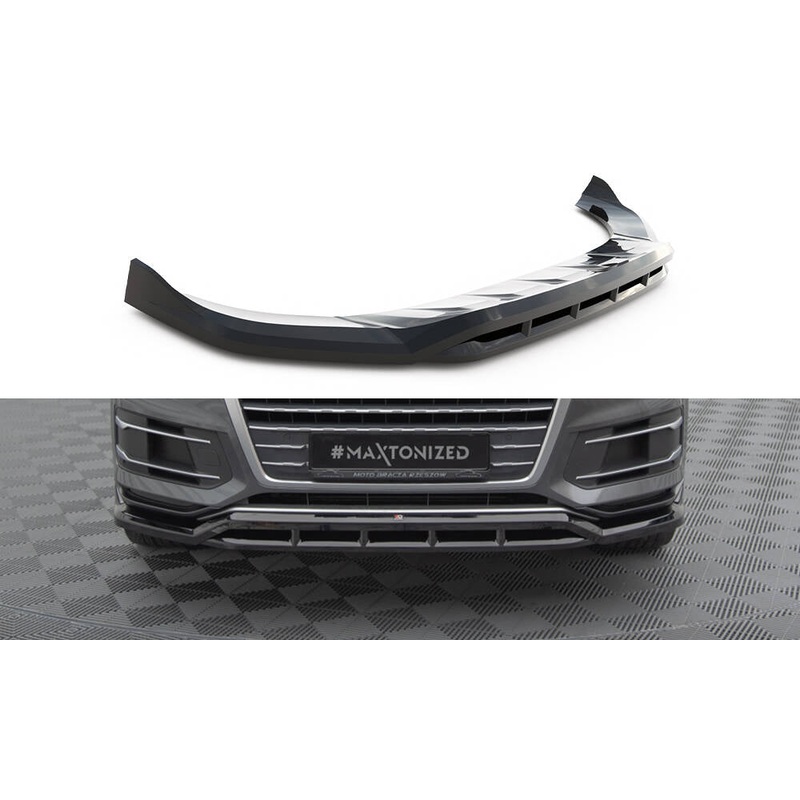 FRONT SPLITTER AUDI Q7 MK2 GLOSS BLACK