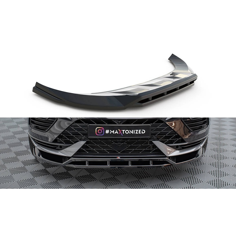 FRONT SPLITTER CUPRA ATECA MK1 FACELIFT GLOSS BLACK