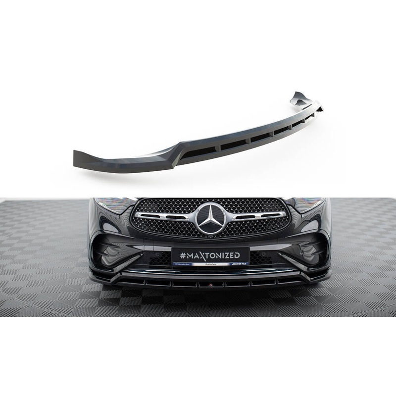 Front Splitter Mercedes-Benz GLC SUV / Coupe AMG-Line X254 / C254 GLOSS BLACK
