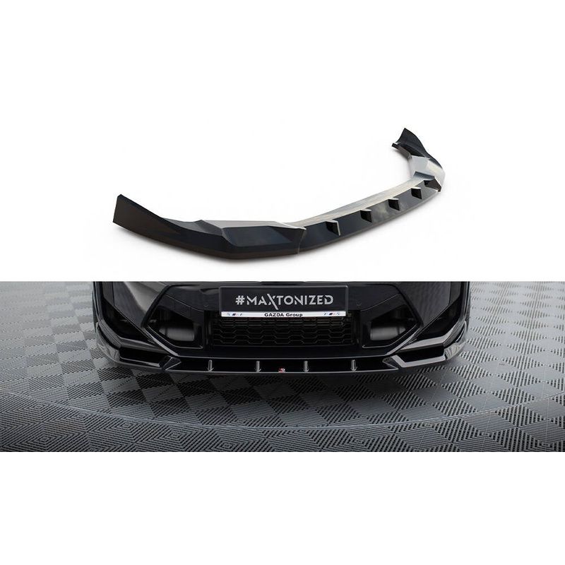 FRONT SPLITTER V.1 BMW X3 M F97 FACELIFT GLOSS BLACK