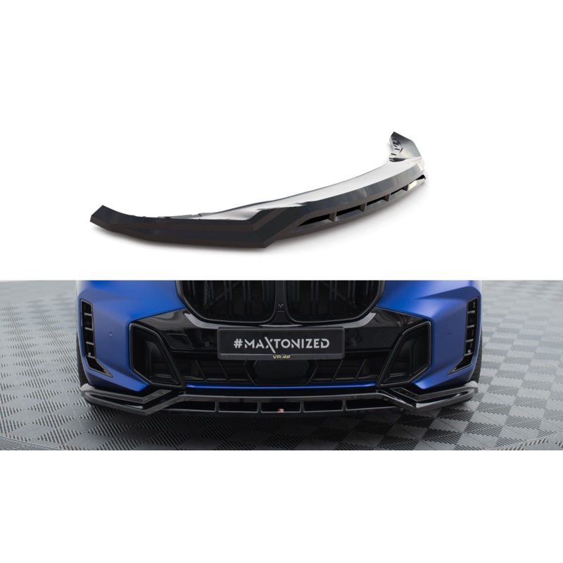 FRONT SPLITTER V.1 BMW X5 M-PACK G05 FACELIFT GLOSS BLACK