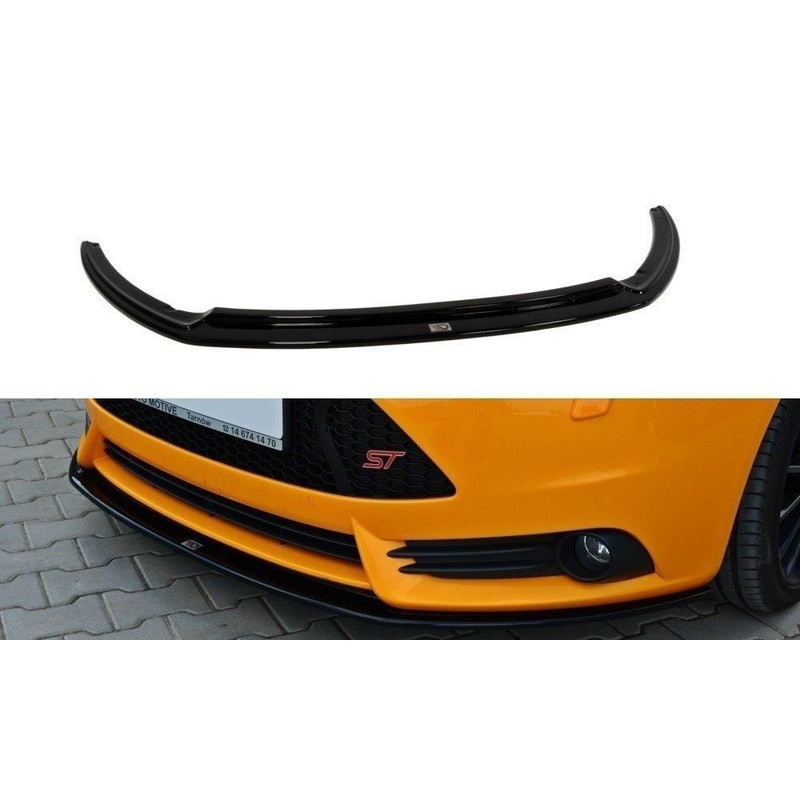 FRONT SPLITTER V.2 FORD FOCUS ST MK3 GLOSS BLACK