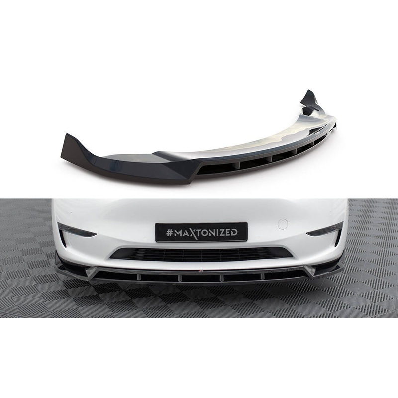 FRONT SPLITTER V.2 TESLA MODEL Y GLOSS BLACK