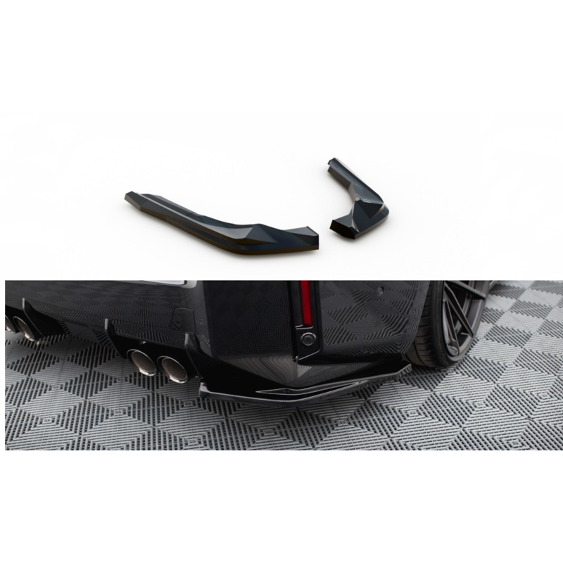 REAR SIDE SPLITTERS V.1 BMW M2 G87 GLOSS BLACK