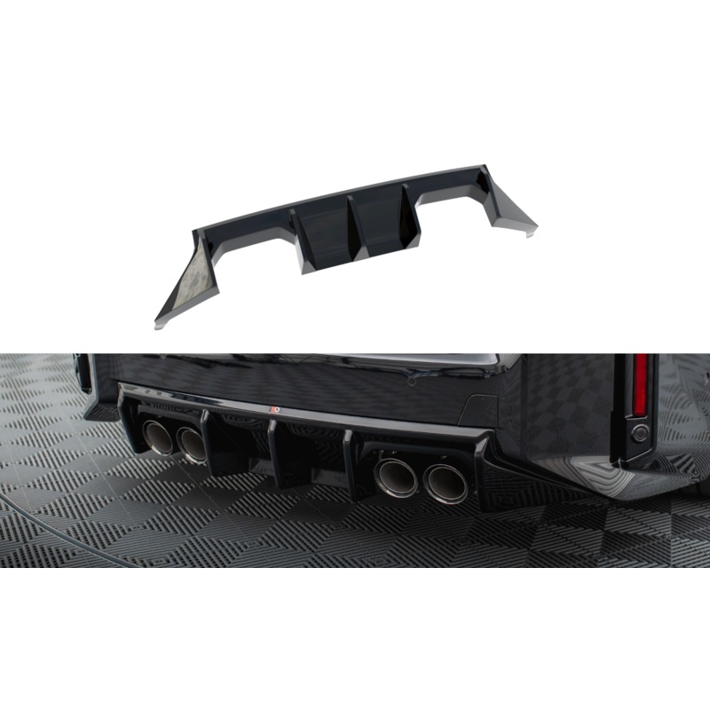REAR VALANCE V.1 BMW M2 G87 GLOSS BLACK