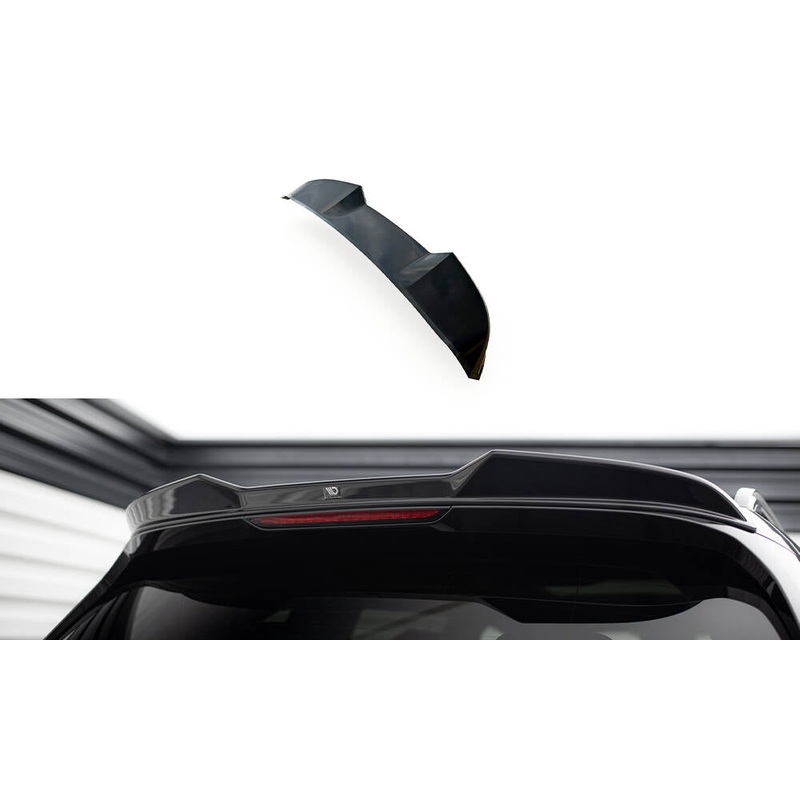 SPOILER CAP 3D BMW X7 M-PACK G07 FACELIFT GLOSS BLACK