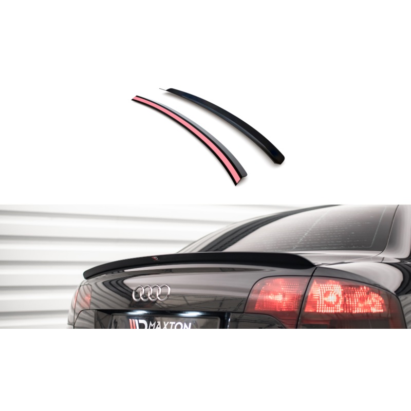 SPOILER CAP AUDI A4 SEDAN S-LINE B7 GLOSS BLACK