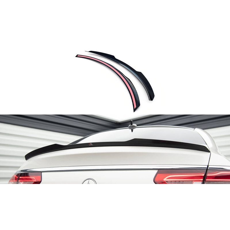 SPOILER CAP MERCEDES-BENZ GLE COUPE 43 AMG / AMG-LINE C292 GLOSS BLACK