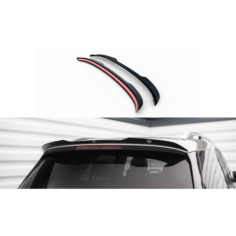 SPOILER CAP MERCEDES-BENZ GLE SUV AMG-LINE W167 GLOSS BLACK