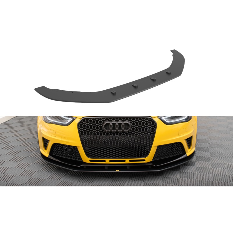 STREET PRO FRONT SPLITTER AUDI RS4 B8 BLACK