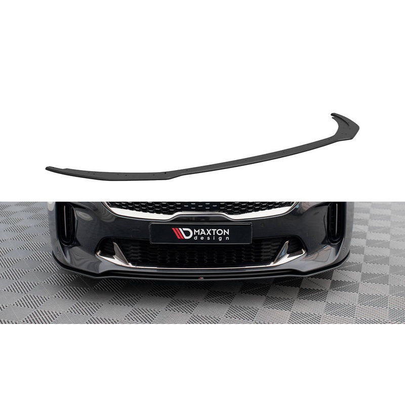 STREET PRO FRONT SPLITTER KIA STINGER GT / GT-LINE MK1 BLACK