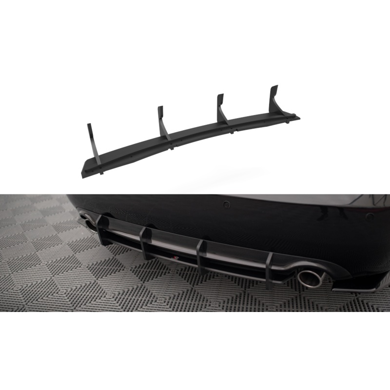 STREET PRO REAR DIFFUSER AUDI A4 S-LINE B7 BLACK