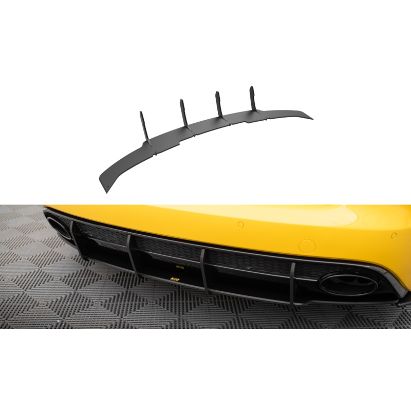 STREET PRO REAR DIFFUSER AUDI RS4 B8 BLACK