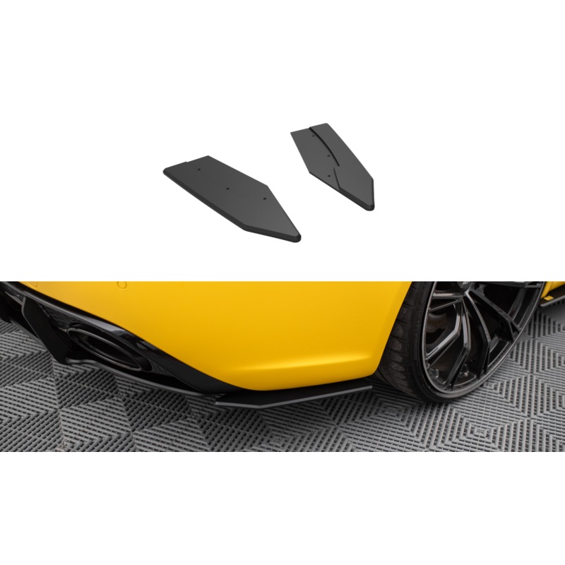 STREET PRO REAR SIDE SPLITTERS AUDI RS4 B8 BLACK