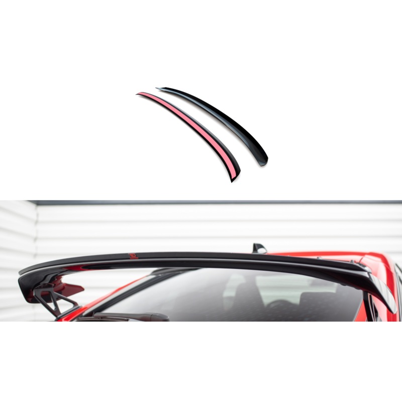 UPPER SPOILER CAP HONDA CIVIC TYPE-R MK 11 GLOSS BLACK