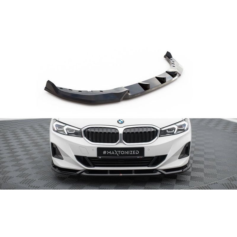 FRONT SPLITTER BMW 3 SEDAN / TOURING G20 / G21 FACELIFT GLOSS BLACK