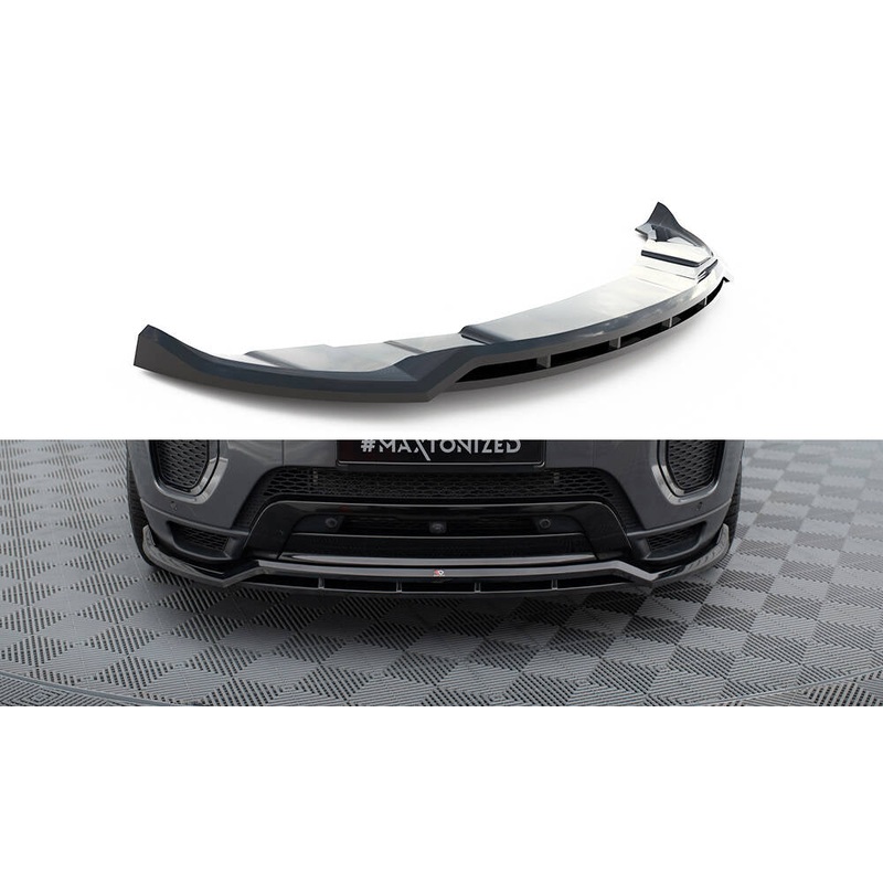 FRONT SPLITTER LAND ROVER RANGE ROVER EVOQUE MK1 FACELIFT GLOSS BLACK