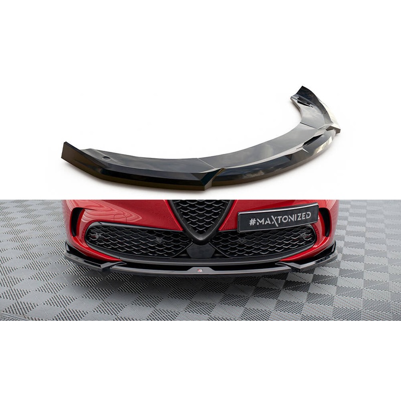 FRONT SPLITTER V.1 ALFA ROMEO TONALE MK1 GLOSS BLACK