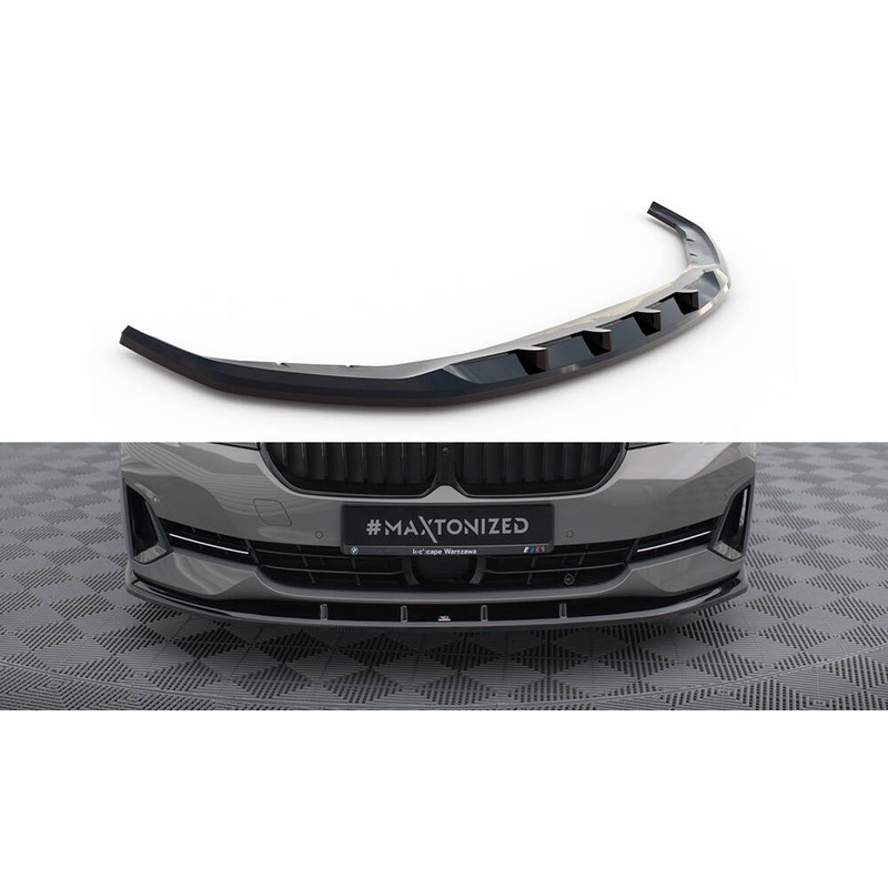 FRONT SPLITTER V.1 BMW 5 G30 / G31 FACELIFT GLOSS BLACK