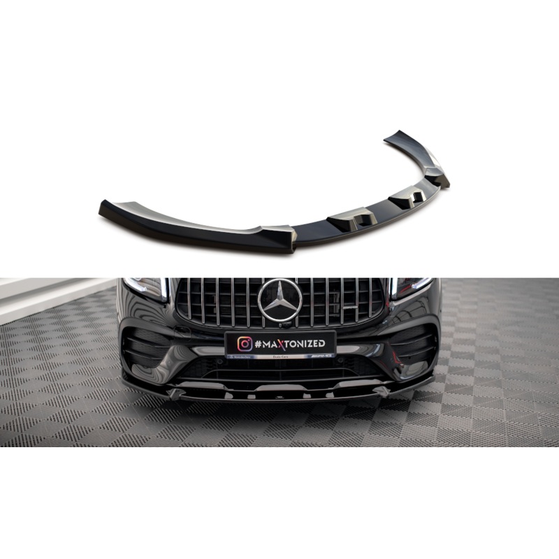 FRONT SPLITTER V.1 MERCEDES-AMG GLB 35 X247 GLOSS BLACK