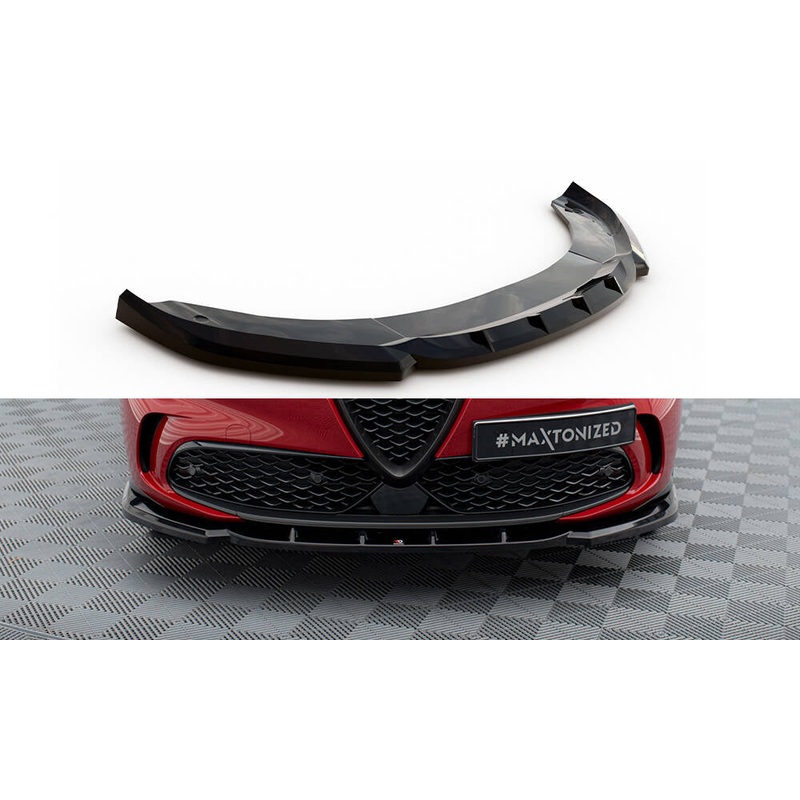 FRONT SPLITTER V.2 ALFA ROMEO TONALE MK1 GLOSS BLACK