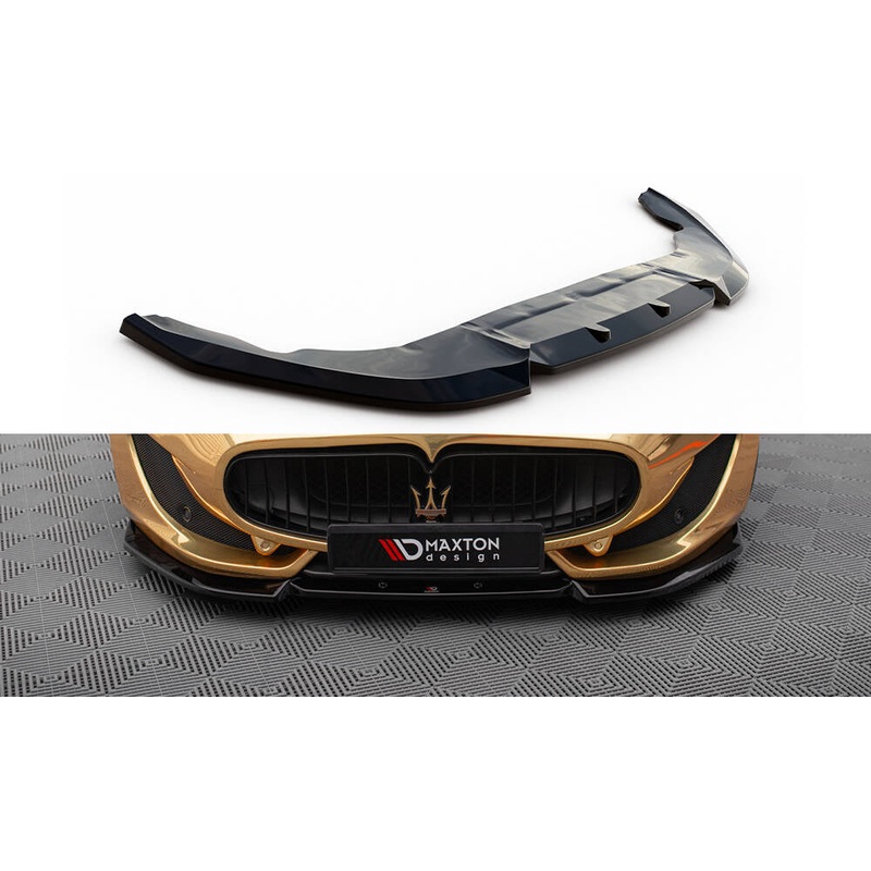 FRONT SPLITTER V.2 MASERATI GRANTURISMO MK1 FACELIFT GLOSS BLACK