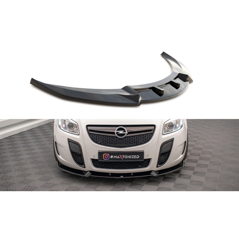 FRONT SPLITTER V.2 OPEL INSIGNIA OPC MK1 GLOSS BLACK