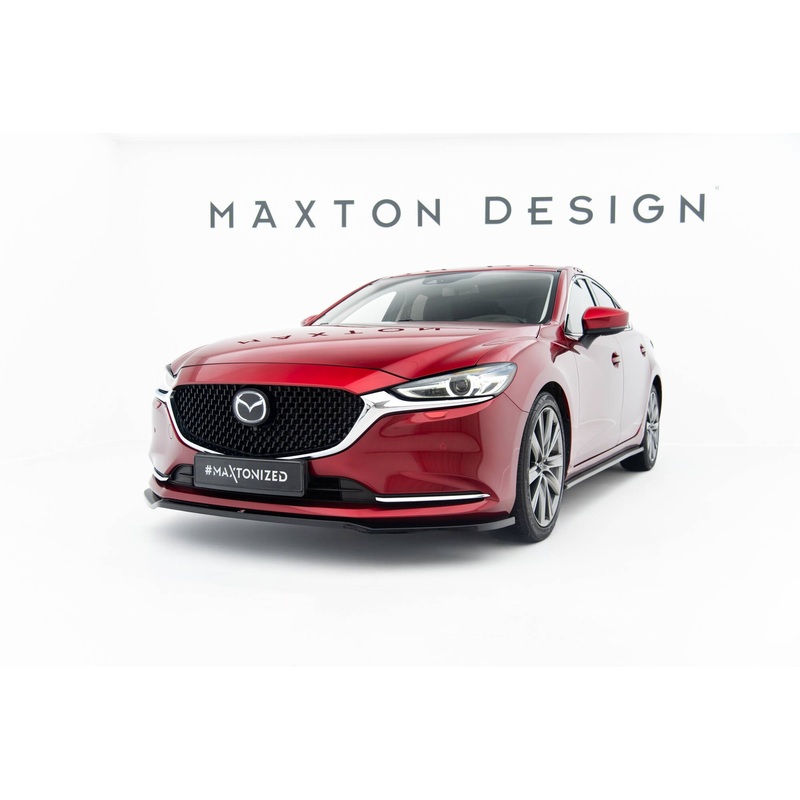 FRONT SPLITTER V.3 MAZDA 6 MK3 FACELIFT GLOSS BLACK