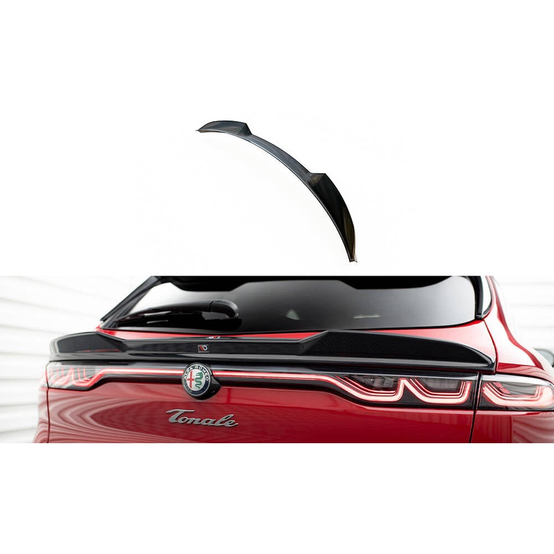 LOWER SPOILER CAP 3D ALFA ROMEO TONALE MK1 GLOSS BLACK