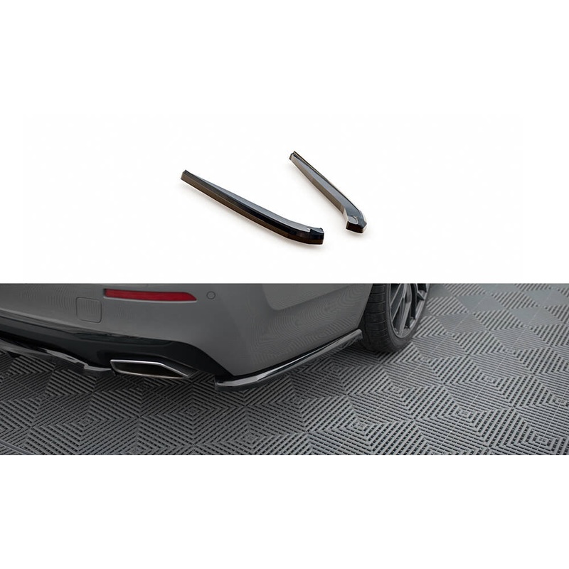 REAR SIDE SPLITTERS BMW 5 G30 / G31 FACELIFT GLOSS BLACK