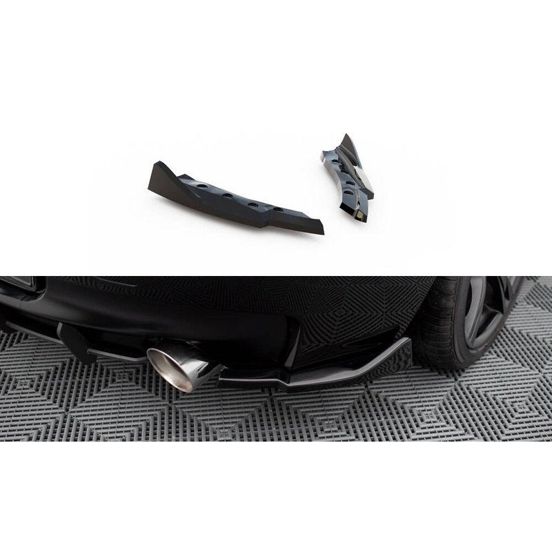 REAR SIDE SPLITTERS BMW Z4 M-PACK E89 FACELIFT GLOSS BLACK