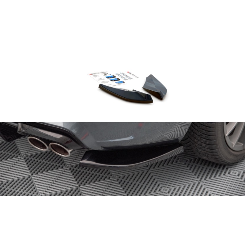 REAR SIDE SPLITTERS CUPRA ATECA GLOSS BLACK