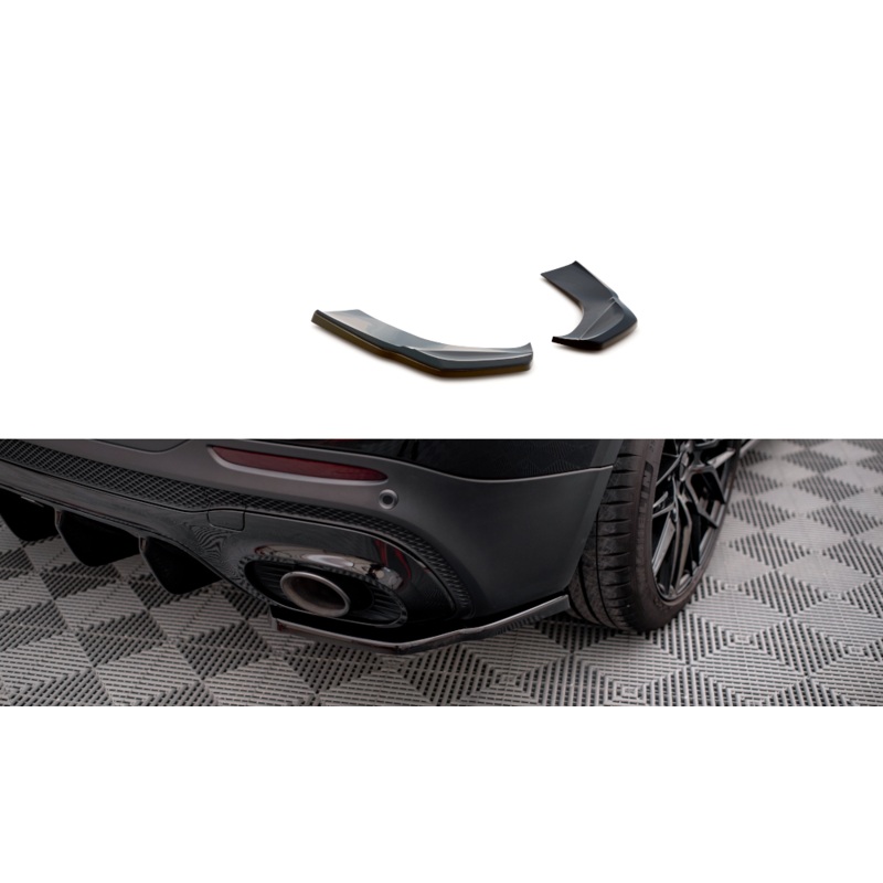 REAR SIDE SPLITTERS MERCEDES-AMG GLB 35 X247 GLOSS BLACK