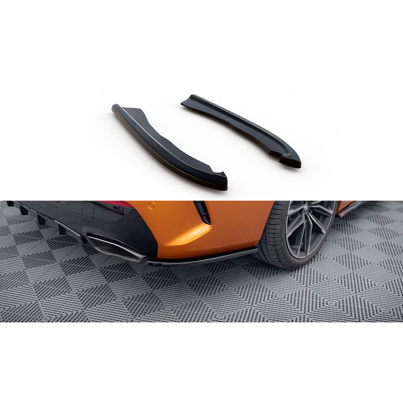REAR SIDE SPLITTERS V.1 BMW M440I G22 GLOSS BLACK