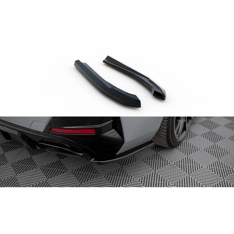 REAR SIDE SPLITTERS V.1 BMW M440I GRAN COUPE G26 GLOSS BLACK