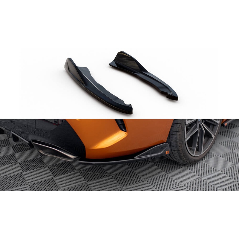 REAR SIDE SPLITTERS V.2 BMW M440I G22 GLOSS BLACK