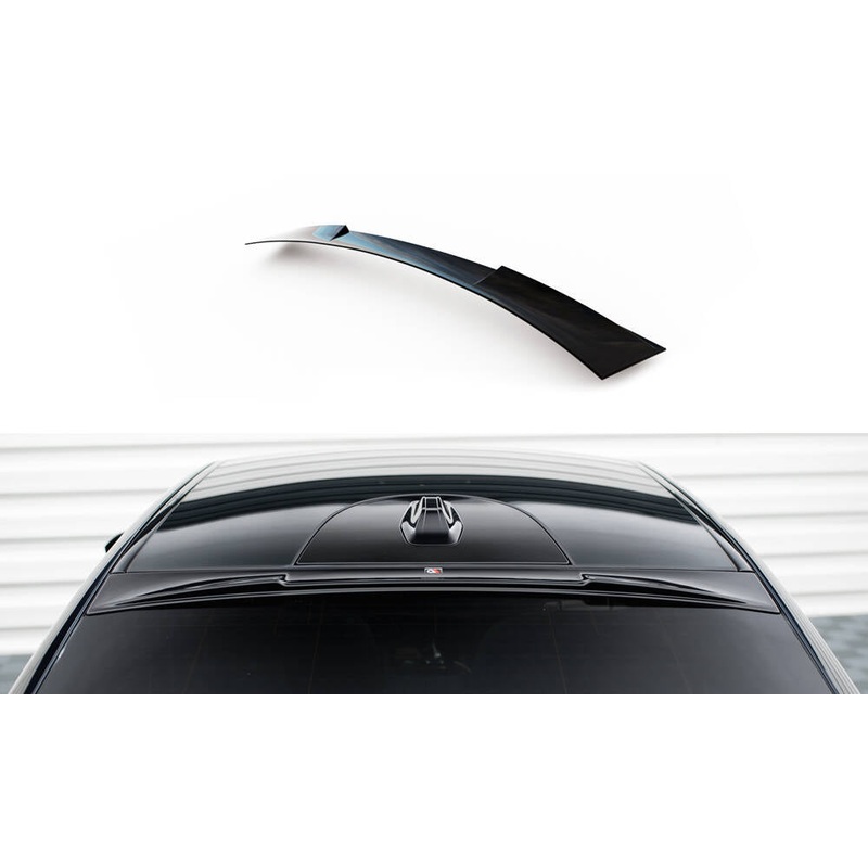 REAR WINDOW EXTENSION BMW 5 M-PACK G60 GLOSS BLACK