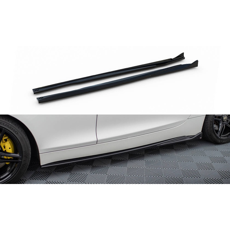SIDE SKIRTS DIFFUSERS BMW Z4 E89 GLOSS BLACK