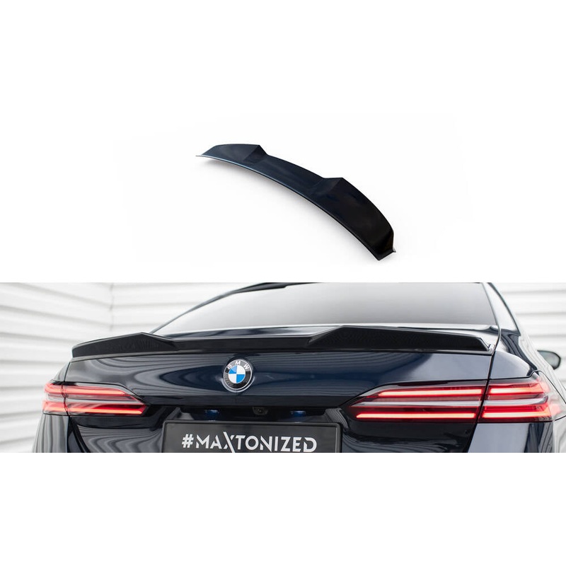 SPOILER CAP 3D BMW 5 M-PACK G60 GLOSS BLACK