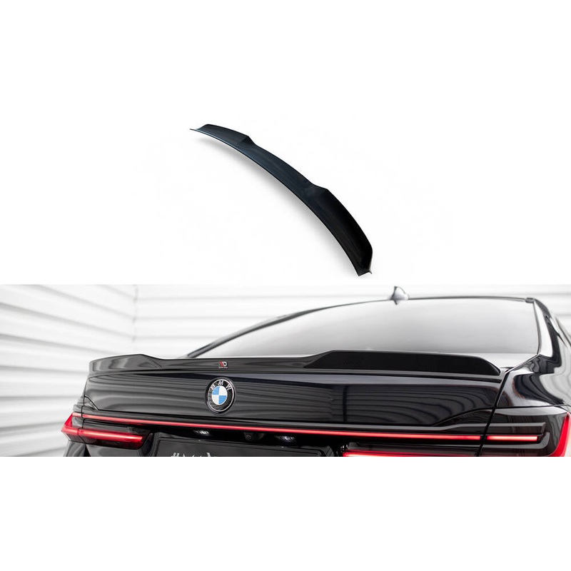 SPOILER CAP 3D BMW 7 M-PACK G11 GLOSS BLACK