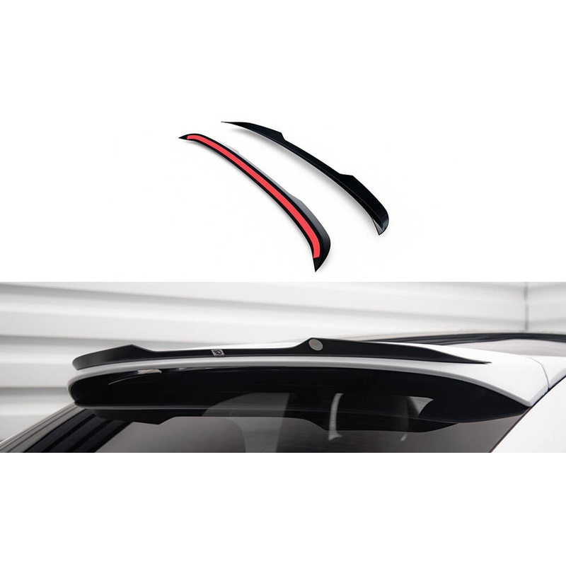 SPOILER CAP PORSCHE CAYENNE COUPE MK3 GLOSS BLACK