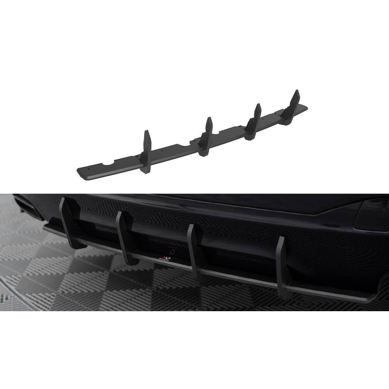 STREET PRO REAR DIFFUSER BMW 6 GT M-PACK G32 BLACK