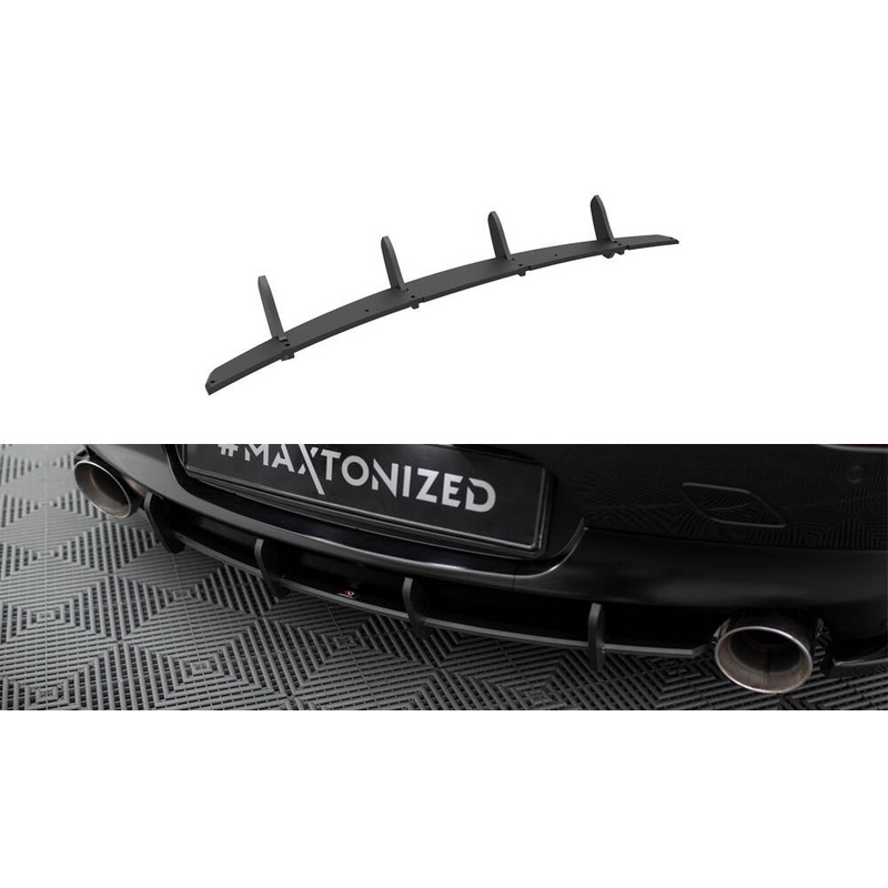STREET PRO REAR DIFFUSER BMW Z4 M-PACK E89 FACELIFT BLACK