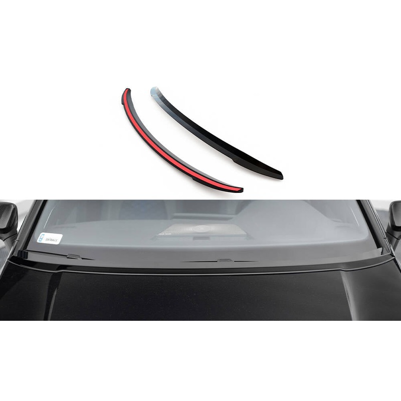 BONNET EXTENSION VOLKSWAGEN GOLF MK8 GLOSS BLACK